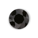 1.18 Carat Natural Black Round Diamond GIA