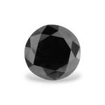 1.01 Carat Natural Black Round Diamond GIA