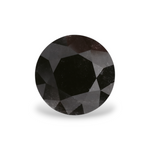 0.99 Carat Natural Black Round Diamond GIA