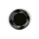 1.14 Carat Natural Black Round Diamond GIA