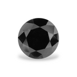 1.04 Carat Natural Black Round Diamond GIA