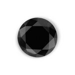 1.2 Carat Natural Black Round Diamond GIA