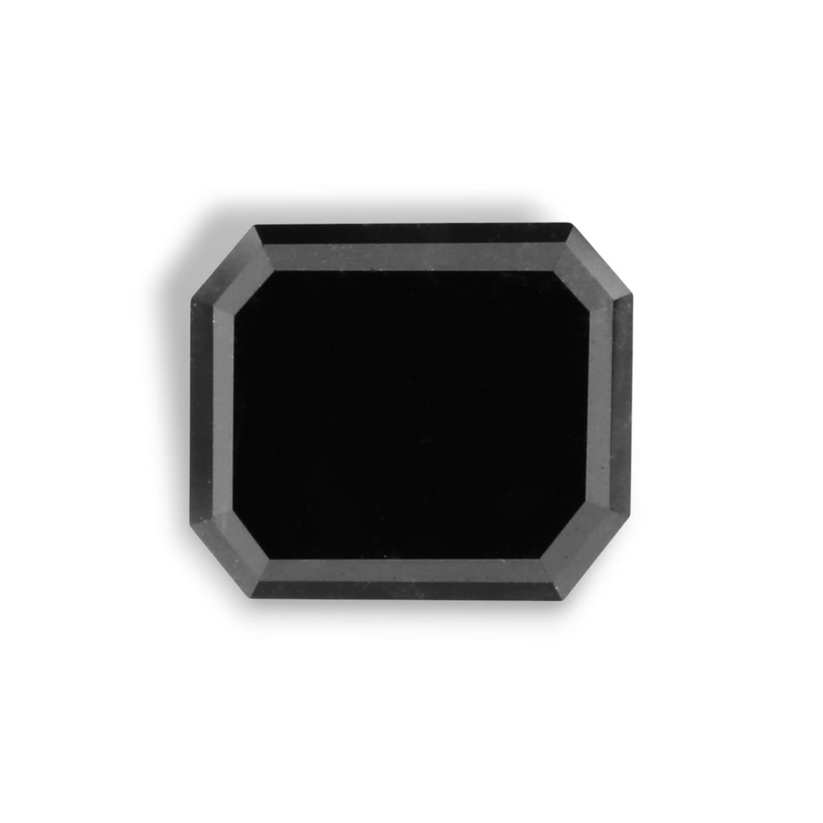 1.02 Carat Natural Black Emerald Diamond GIA