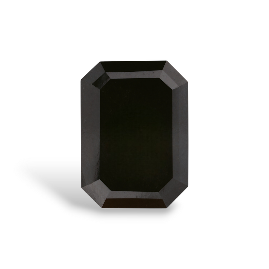 1.77 Carat Natural Dark gray Emerald Diamond GIA