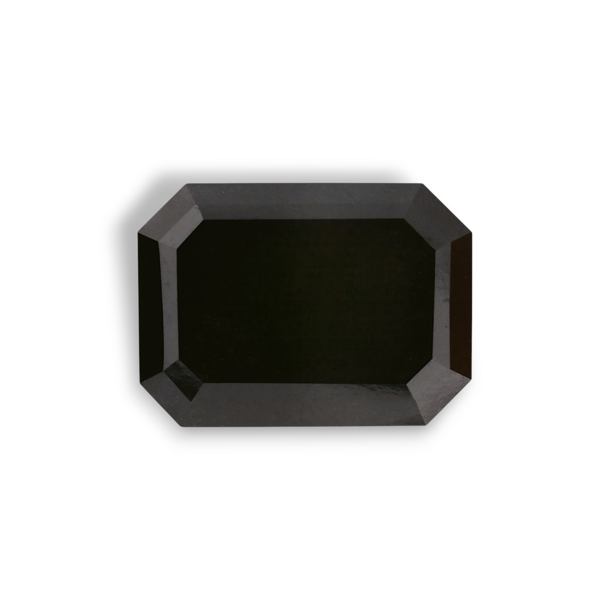 1.77 Carat Natural Dark gray Emerald Diamond GIA