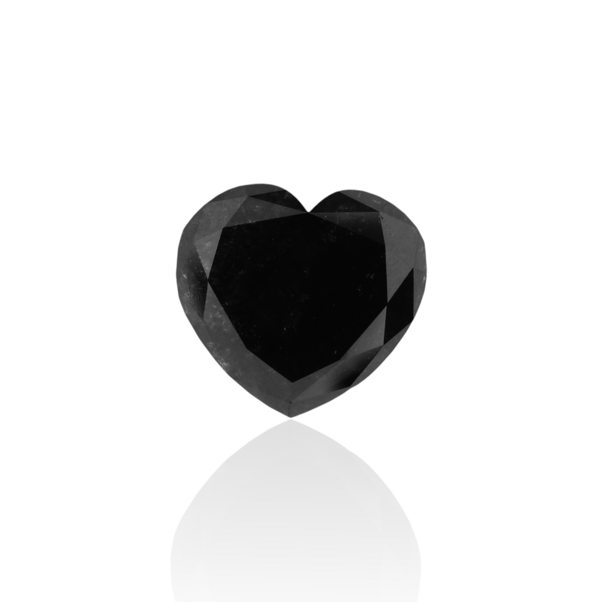 3.11 Carat Black Heart Diamond