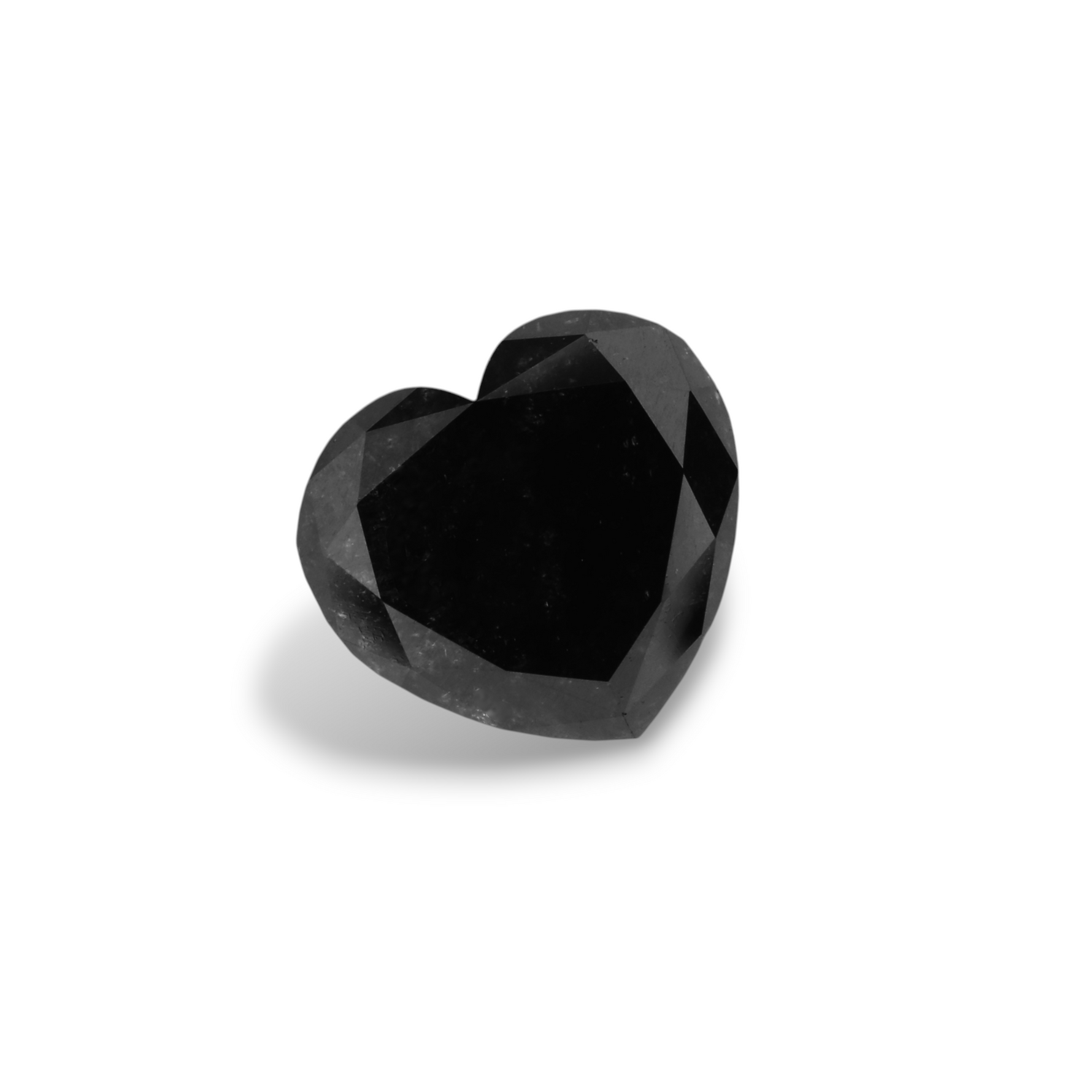 3.11 Carat Black Heart Diamond