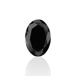 5.6 Carat Black Oval Diamond