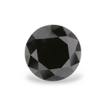 1.02 Carat Natural Black Round Diamond GIA