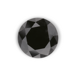1.02 Carat Natural Black Round Diamond GIA
