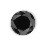 1.05 Carat Natural Black Round Diamond GIA
