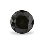 1.89 Carat Natural Black Round Diamond GIA
