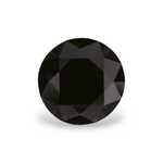 1.91 Carat Natural Black Round Diamond GIA