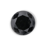 1.01 Carat Natural Black Round Diamond GIA