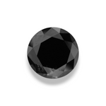 4.08 Carat Black Round Diamond