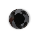 0.97 Carat Natural Black Round Diamond GIA