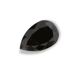 1.45 Carat Natural Black Pear Diamond GIA