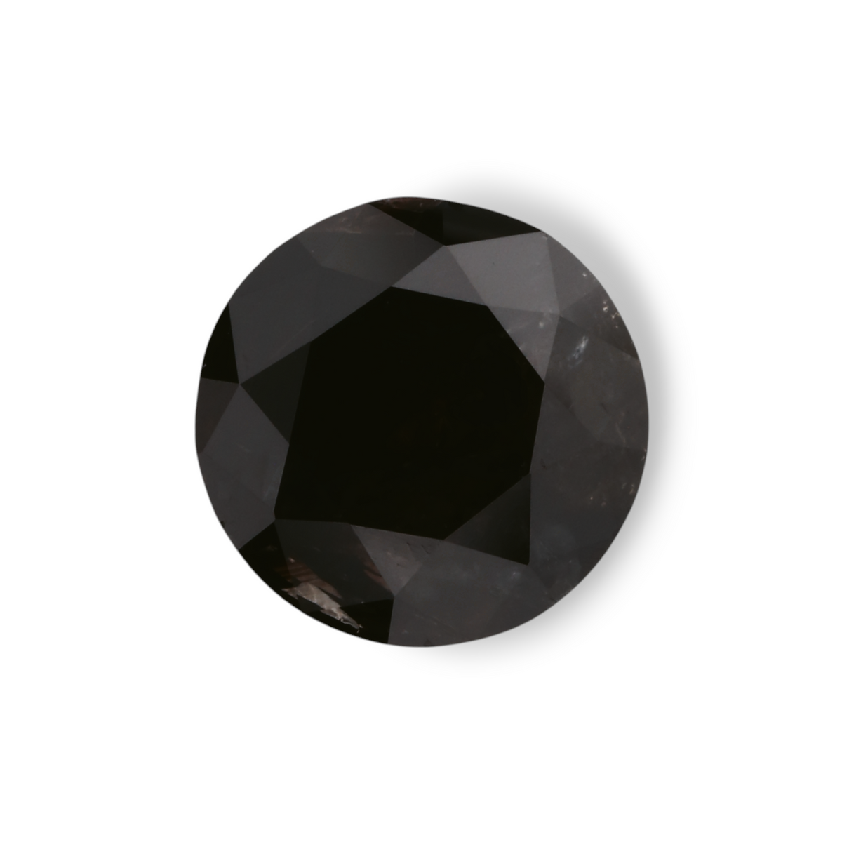 1.87 Carat Natural Dark brown Round Diamond GIA