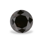 2.27 Carat Natural Black Round Diamond GIA