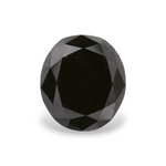 1.48 Carat Natural Black Oval Diamond GIA