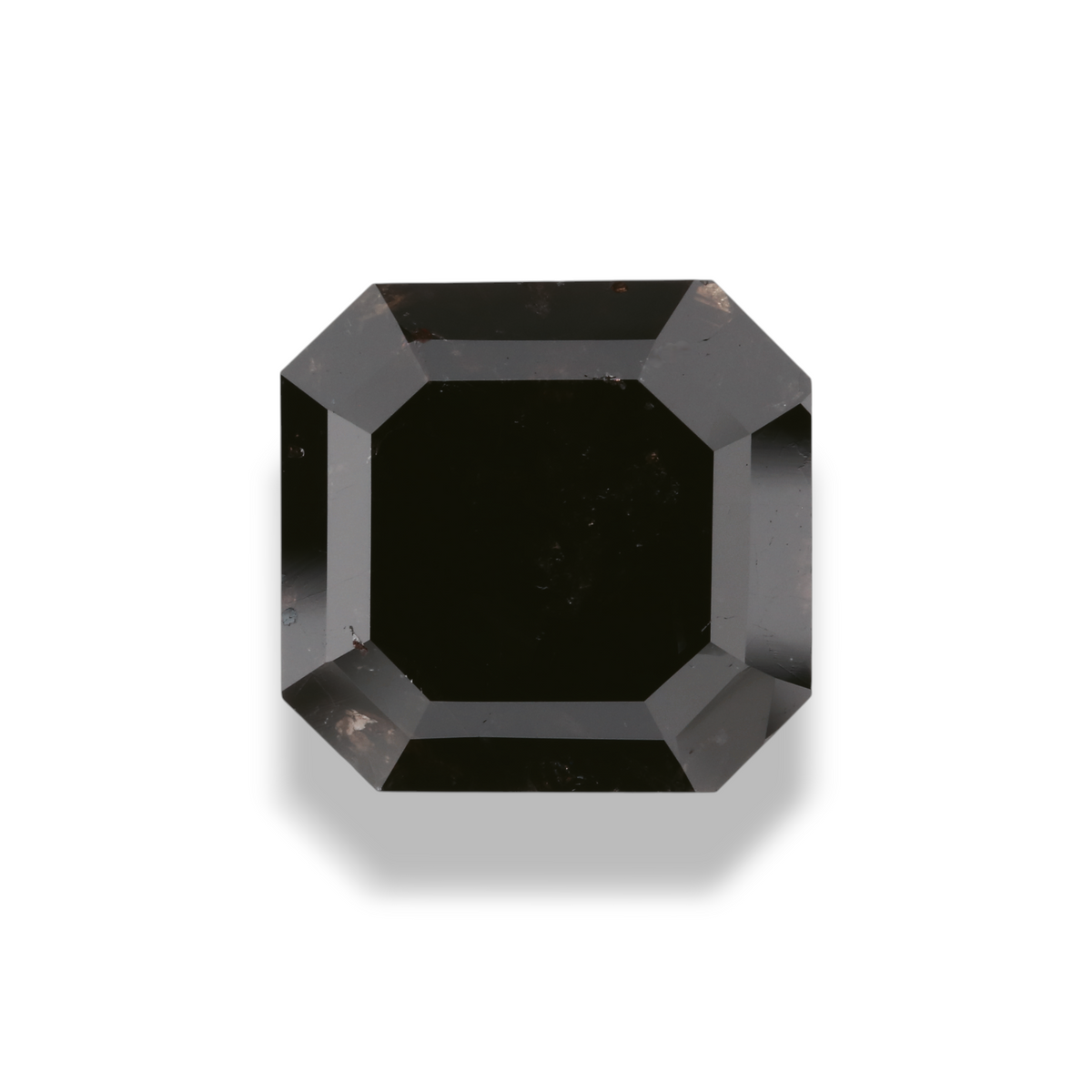 8.49 Carat Black Sq emerald Diamond