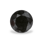 1.06 Carat Natural Black Round Diamond GIA
