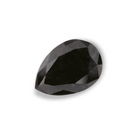 1.17 Carat Natural Black Pear Diamond GIA