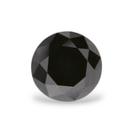 0.99 Carat Natural Black Round Diamond GIA