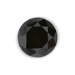 1.1 Carat Natural Black Round Diamond GIA