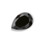 1.58 Carat Natural Black Pear Diamond GIA