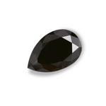 1.86 Carat Natural Black Pear Diamond GIA