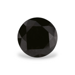 1.88 Carat Natural Black Round Diamond GIA