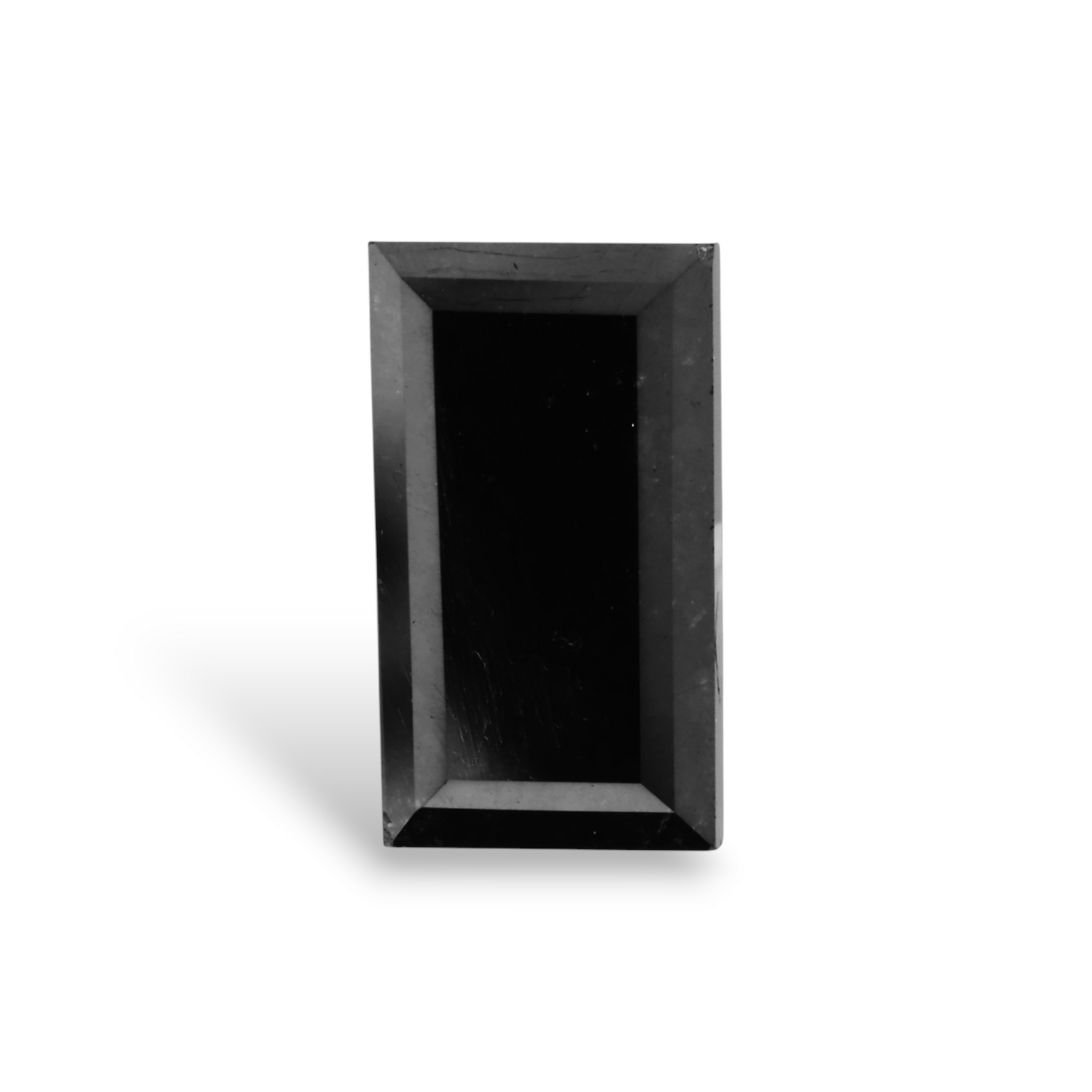 1.77 Carat Natural Black Emerald Diamond GIA