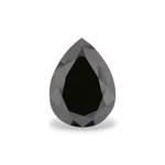 2.19 Carat Natural Black Pear Diamond GIA