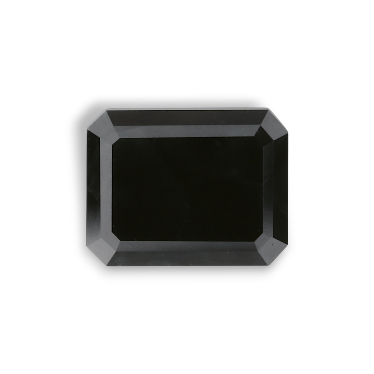 1.34 Carat Natural Black Emerald Diamond GIA