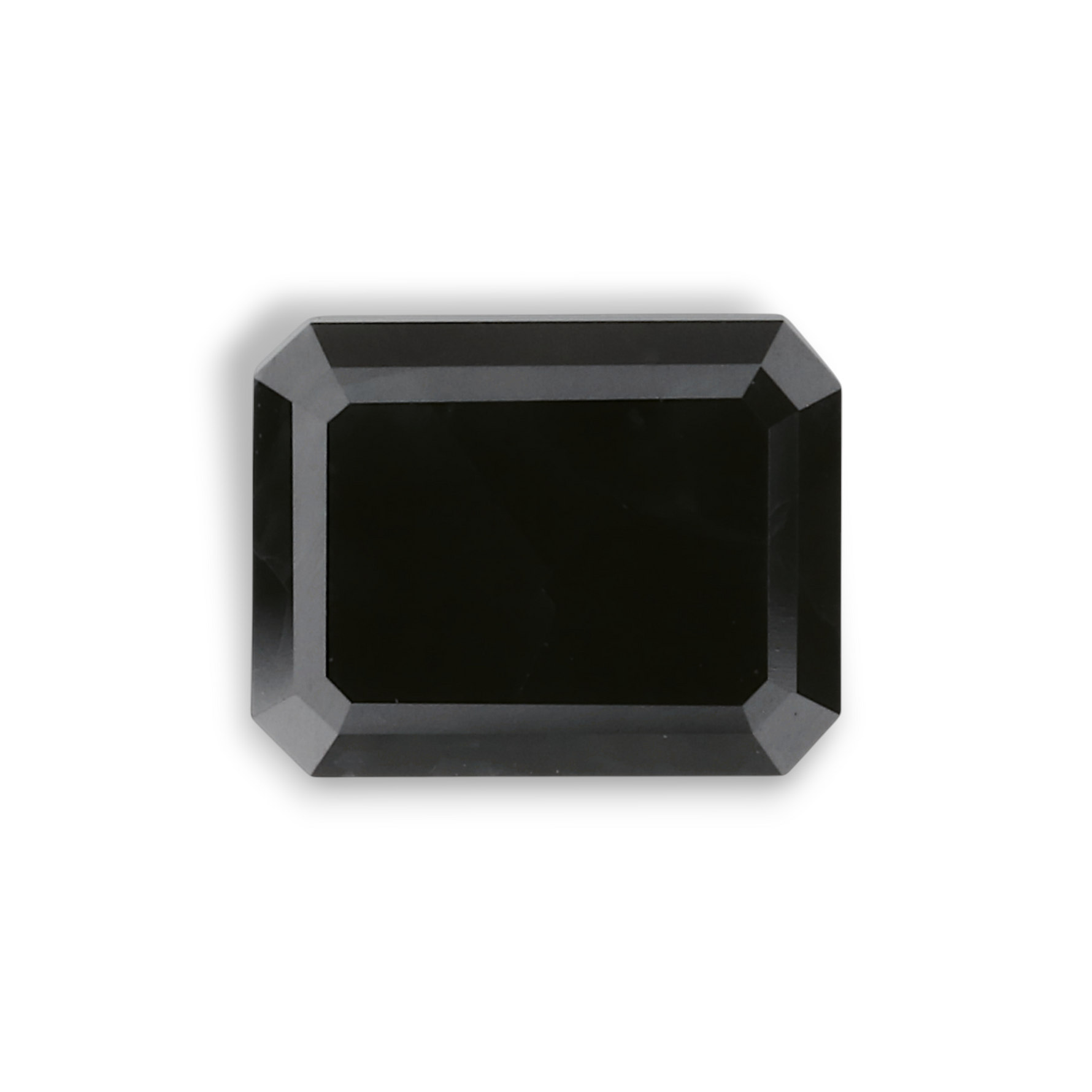 1.34 Carat Natural Black Emerald Diamond GIA