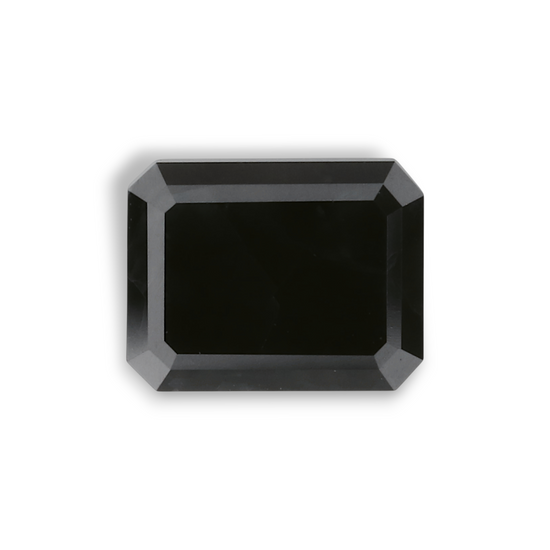 1.34 Carat Natural Black Emerald Diamond GIA