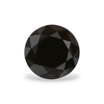 1.27 Carat Natural Black Round Diamond GIA