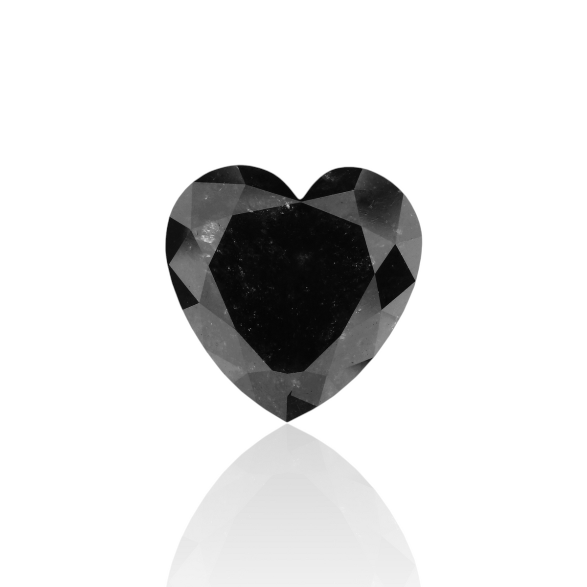 4.03 Carat Black Heart Diamond