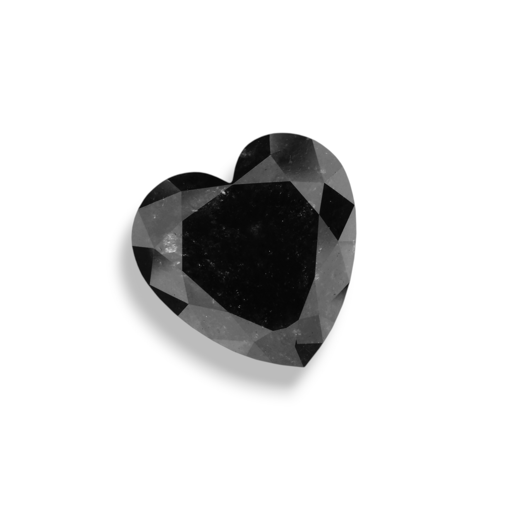 4.03 Carat Black Heart Diamond