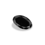 4.58 Carat Black Oval Diamond