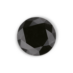 1.09 Carat Natural Black Round Diamond GIA