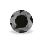 1.02 Carat Natural Black Round Diamond GIA