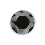 1.02 Carat Natural Black Round Diamond GIA