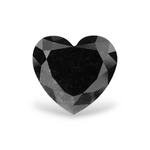 1.88 Carat Natural Black Heart Diamond GIA