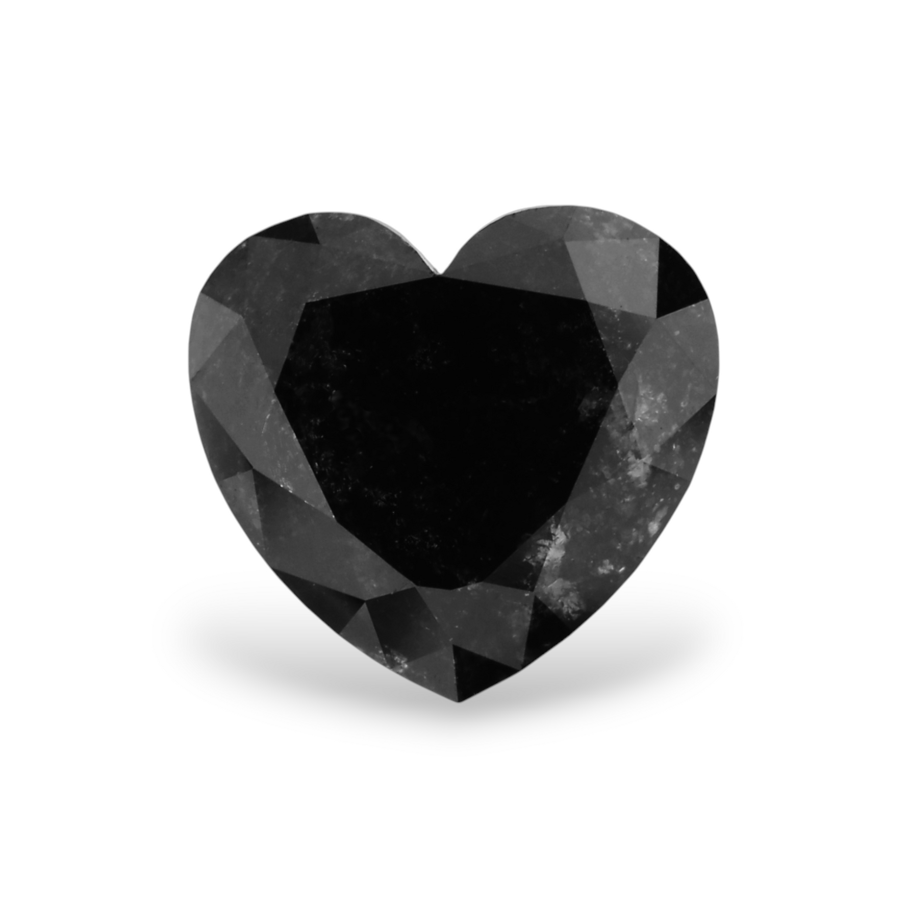 1.8 Carat Natural Black Heart Diamond GIA