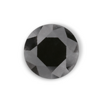 1.01 Carat Natural Black Round Diamond GIA
