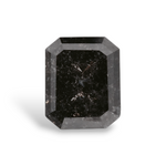 0.71 Carat Natural Black Emerald Diamond GIA