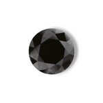 4.56 Carat Black Round Diamond