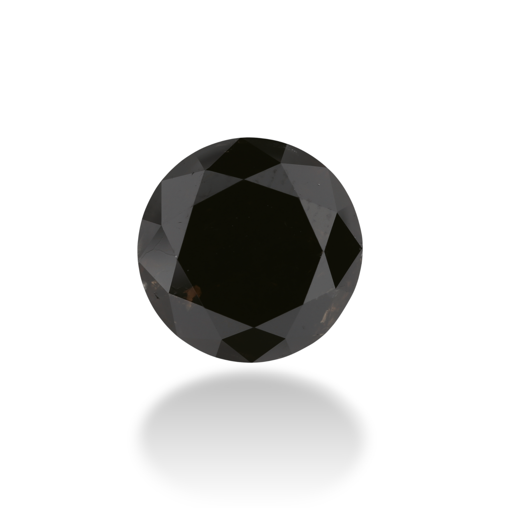 2.79 Carat Black Round Diamond